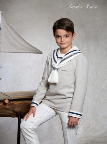 TRAJE ALMIRANTE AMALIO RUBIO 2022 - Moda Infantil Mari Carmen