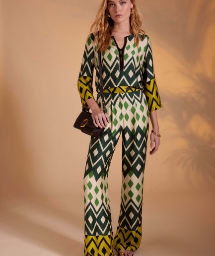 Conjunto Chic Blusa y Pantalón de Dibujo