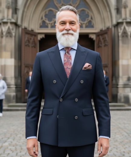 Traje Cruzado Clásico Renovado Semi Slim Fit