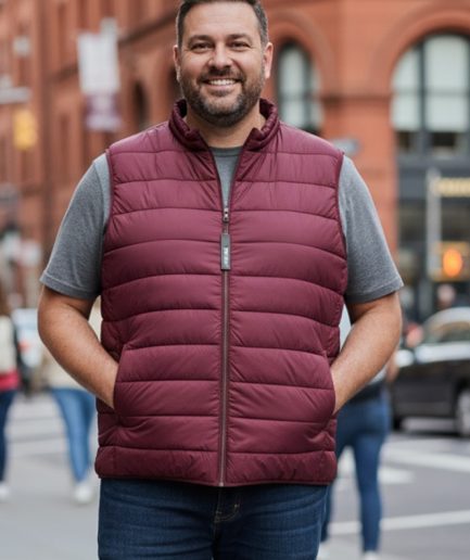Chaleco Acolchado de Nylon Reciclado para Hombre