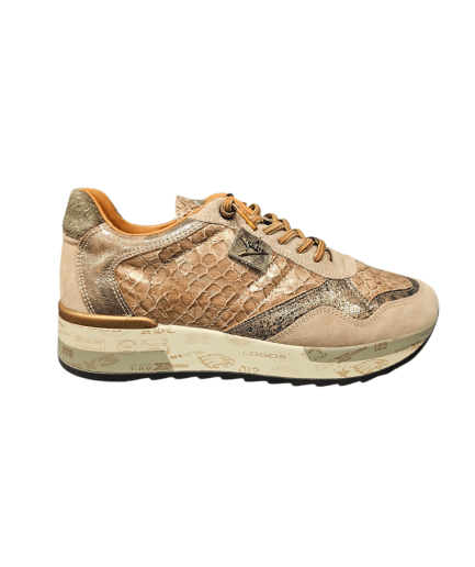 Zapatillas Sneakers Mujer, Diseño con Grabado Serpiente