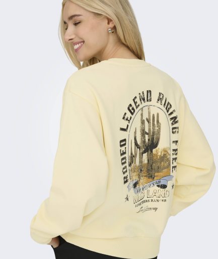 Sudadera Juvenil en Dos Colores Estampada Texas