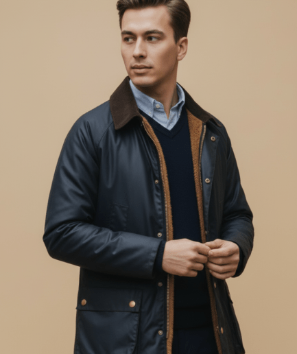 Chaquetón Desmontable Encerado de Algodón Confortable