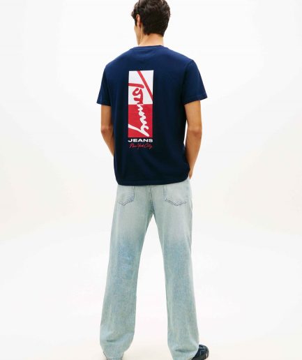 Camiseta 100% Algodón Tommy Jeans Logo Vert