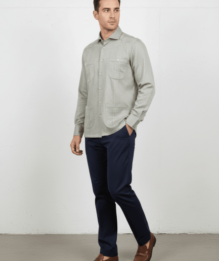 Guayabera Premium de Lino y Algodón Suave