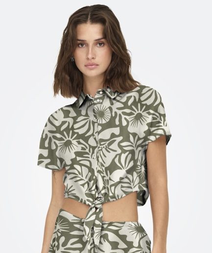 Top Anudado con Estampado Exclusivo