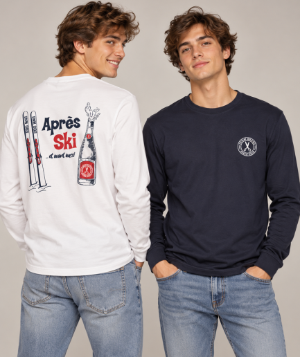 Camiseta de manga larga DenimBrand Après Ski
